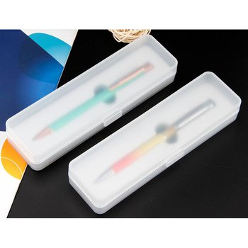 半透明PVC塑料四方筆盒_3